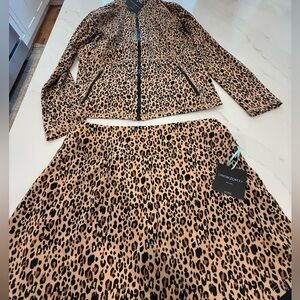 Cynthia Rowley Active set, NWT Skort and jacket . size M